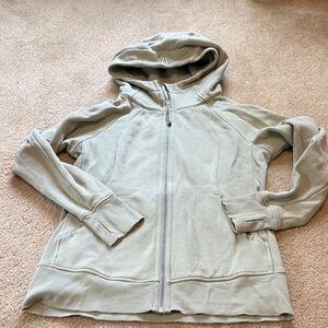 Lululemon Light Green Zip-Up Hoodie